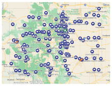 Google Maps View of WIC Stores